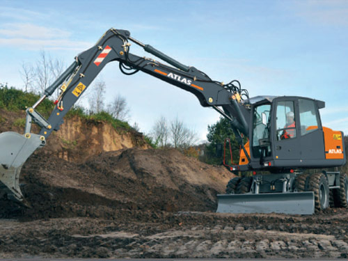 ATLAS Large Excavator 180 WSR Wheel