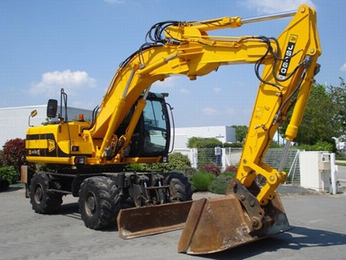 JCB Large Excavator JS160W Wheel