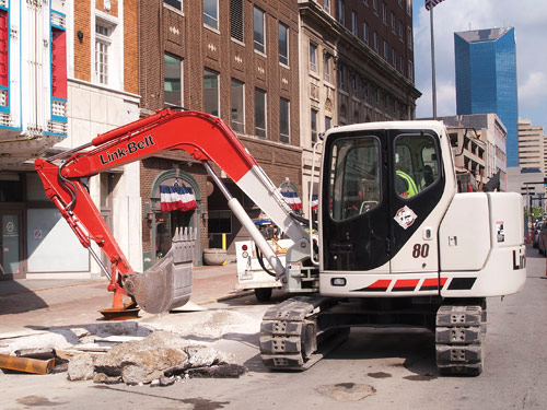 LBX LINK-BELT Medium Excavator 80 Spin Crawler