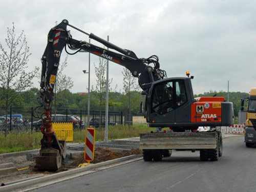 ATLAS Large Excavator 180 WSR Wheel