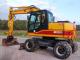 JCB Large Excavator JS145W Wheel
