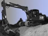 ATLAS Large Excavator 190 LC Wheel
