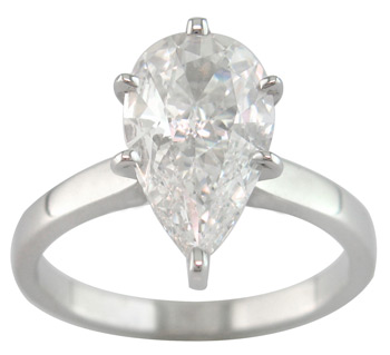 14k White Gold 2 3/4ct TDW Certified Clarity-enhanced Diamond Solitaire Engagement Ring (I, VS2) | Luxury Jewelry