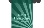 Download Free Flash Clock № 102