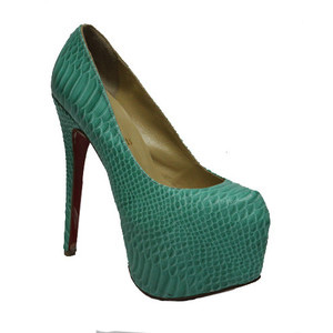 Green Daffodile 160mm Hidden Platform Pump - Women's Platform Pumps | Platformebi | პლატფორმები