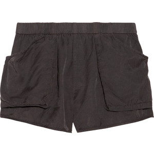 CLU Washed silk-blend shorts - shorts | shortebi | შორტები