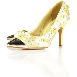 GERANIUM Flower Pointed Courts - Women's Platform Pumps | Platformebi | პლატფორმები