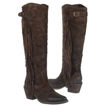 CARLOS BY CARLOS SANTANA  Women's Ringo   Dark Brown Leather - Women's Boots