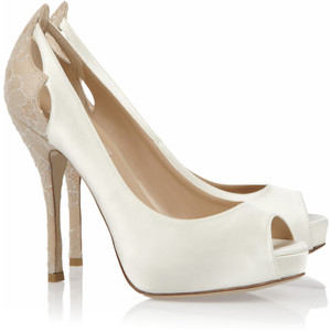 Valentino Satin and crystal-embroidered - Women's Platform Pumps | Platformebi | პლატფორმები