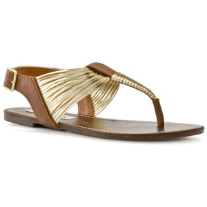 SM Women's Stacie Gladiator Sandal - Black - Women's Flat Sandals | Sandalebi | სანდალები