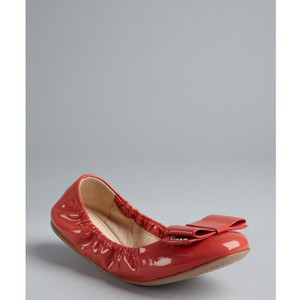 Prada Coral Patent  - Women's Ballet Flat