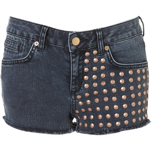 MOTO Contrast Stud Hotpants - shorts | shortebi | შორტები