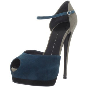Giuseppe Zanotti Women's I20162 Platform Pump,Laguna,7 M US - Women's Platform Pumps | Platformebi | პლატფორმები