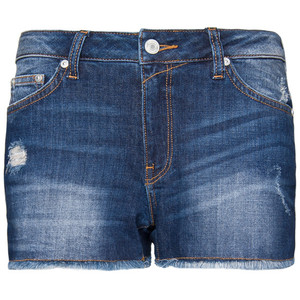 Frayed Denim Shorts - shorts | shortebi | შორტები