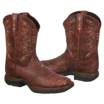 Laredo  Women's 5917   Red Crackle Goat/Tan - Women's Boots