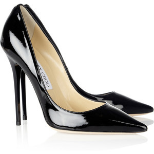 Jimmy Choo Anouk patent-leather pumps - Women's Platform Pumps | Platformebi | პლატფორმები