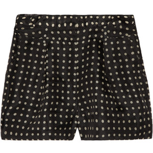 J.Crew High-waisted printed silk-organza shorts - shorts | shortebi | შორტები