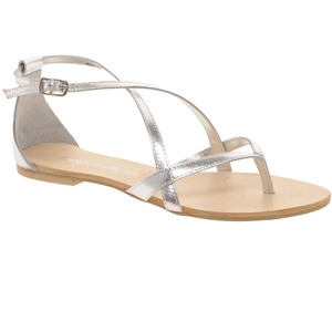 French Connection Raymond Strappy Flat Sandals - Women's Flat Sandals | Sandalebi | სანდალები
