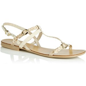 Oasis Snake buckle sandal - Women's Flat Sandals | Sandalebi | სანდალები
