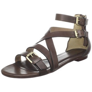 Pour La Victoire Women's Bryn Flat Buckled Sandal - Women's Flat Sandals | Sandalebi | სანდალები