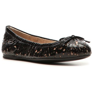 Prada Lasercut Floral Flat - Black - Women's Ballet Flat