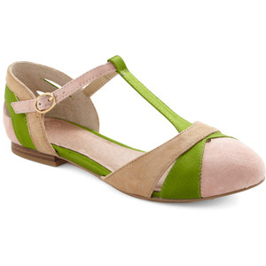 Seychelles Freesia Flat in Green - Women's Ballet Flat