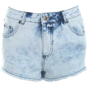 High Waist Acid Wash Short - shorts | shortebi | შორტები