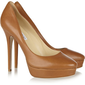 Jimmy Choo Cosmic leather pumps - Women's Platform Pumps | Platformebi | პლატფორმები
