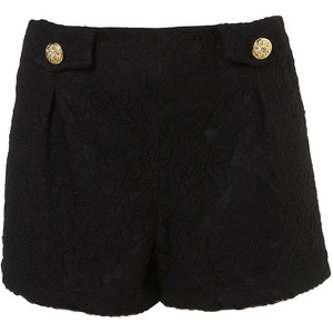Lace Button Shorts by Rare - shorts | shortebi | შორტები
