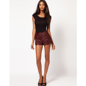 Asos Leather Shorts - shorts | shortebi | შორტები