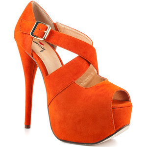 Luichiny Wide Eyed - Orange - Women's Platform Pumps | Platformebi | პლატფორმები