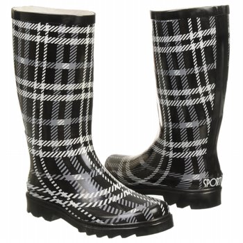 Sporto  Women's Roma   Black/Grey Plaid - Women's Boots