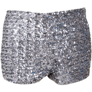 Glamorous Sequin Cut Off Shorts - shorts | shortebi | შორტები