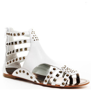 Kelsi Dagger Catarina - White - Women's Flat Sandals | Sandalebi | სანდალები