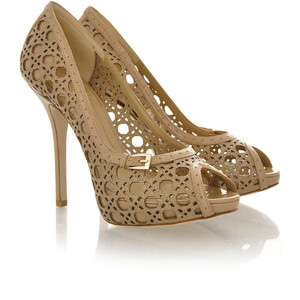 DIOR Miss Dior Nude Peep Toes - Women's Platform Pumps | Platformebi | პლატფორმები