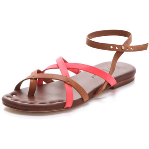 Matt Bernson Jack Two Tone Strappy Flat Sandals - Women's Flat Sandals | Sandalebi | სანდალები