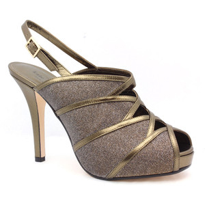 Kate Spade Rachel Bronze Leather - Women's Platform Pumps | Platformebi | პლატფორმები