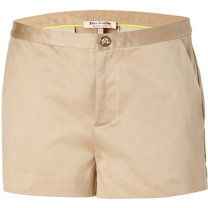 JUICY COUTURE Golden Khaki Sateen Short - shorts | shortebi | შორტები