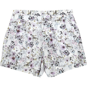 Emma Cook Printed silk crepe de chine shorts - shorts | shortebi | შორტები