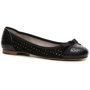 Marc Jacobs Perforated Flat - Black - Women's Ballet Flat