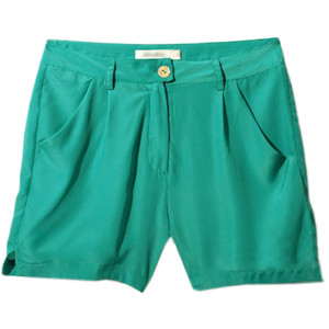 Casual Style All-match Green Shorts - shorts | shortebi | შორტები