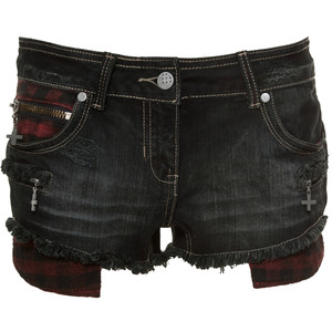 Crafted Zip Denim Hotpants - shorts | shortebi | შორტები