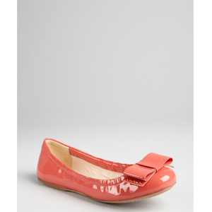 Prada Coral Patent - Women's Ballet Flat