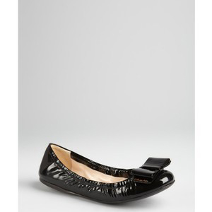 Prada Black Patent Leather  - Women's Ballet Flat