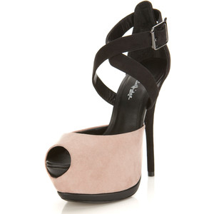 Hope Nude Colour Block Heel - Women's Platform Pumps | Platformebi | პლატფორმები