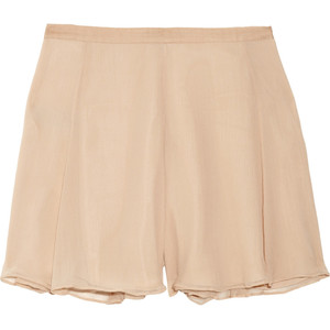 Elizabeth and James Katia flared silk-chiffon shorts - shorts | shortebi | შორტები