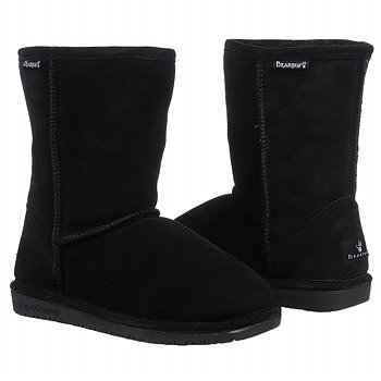 BEARPAW  Women's Emma Short   Black - Women's Boots