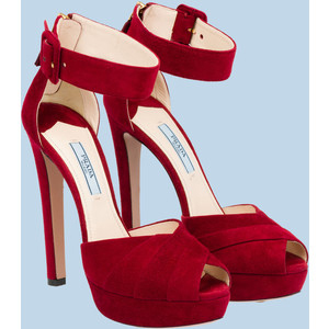 Prada Open-Toe - Women's Platform Pumps | Platformebi | პლატფორმები