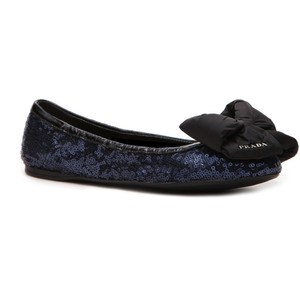 Prada Sequin Ballet Flat - Midnight - Women's Ballet Flat