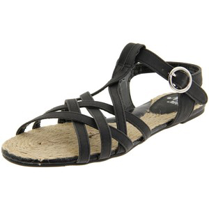 Miss Me Women's Jute-2 T-Strap Sandal - Women's Flat Sandals | Sandalebi | სანდალები